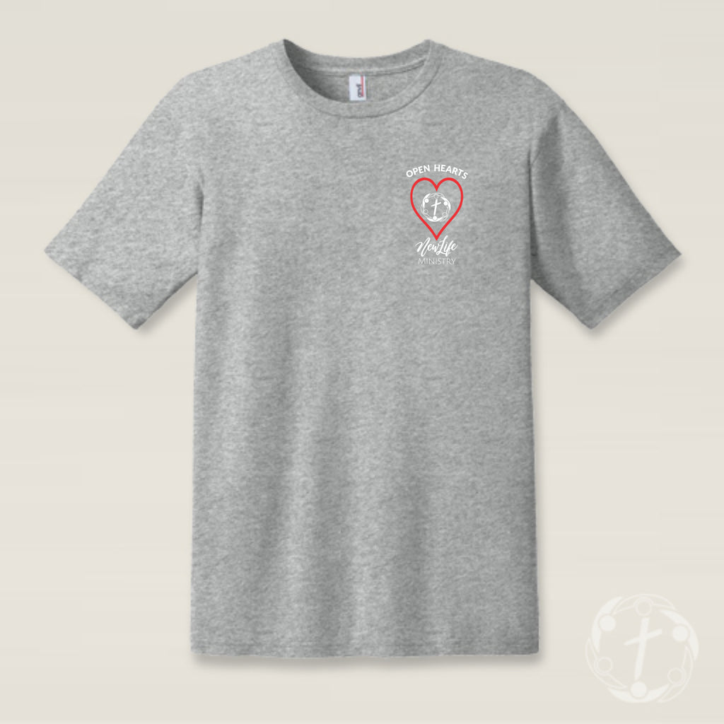 New Life Praise Center Short Sleeve OPEN HEARTS T-shirt
